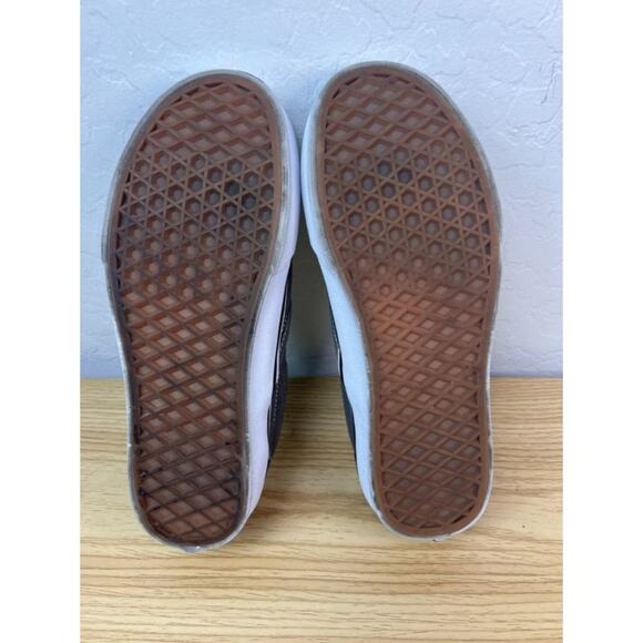 Vans Sneakers Slip On Unisex Men 5.5 Womens 7 Solid Gray Canvas Shoes - Picture 8 of 13